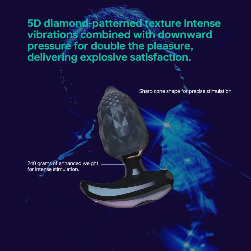 Tingon A1 Anal Luxury Massager Toy Butt Plug APP Control - Image 6