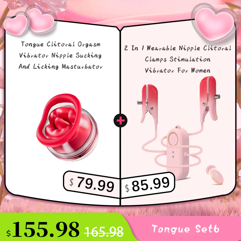 Tongue Clitoral Orgasm Vibrator Nipple Sucking And Licking Masturbator - Image 20