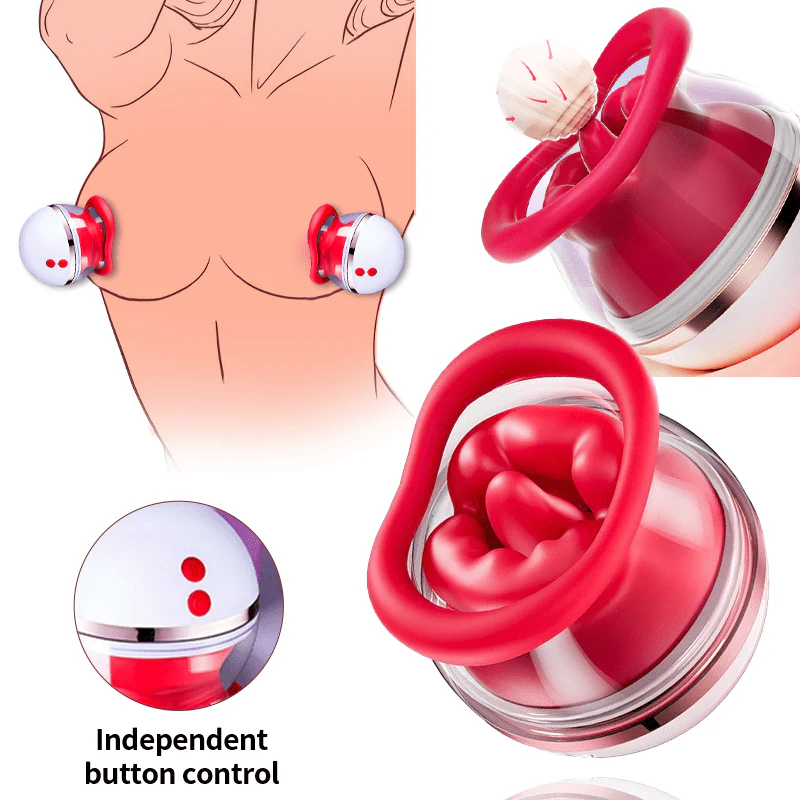 Tongue Clitoral Orgasm Vibrator Nipple Sucking And Licking Masturbator - Image 4