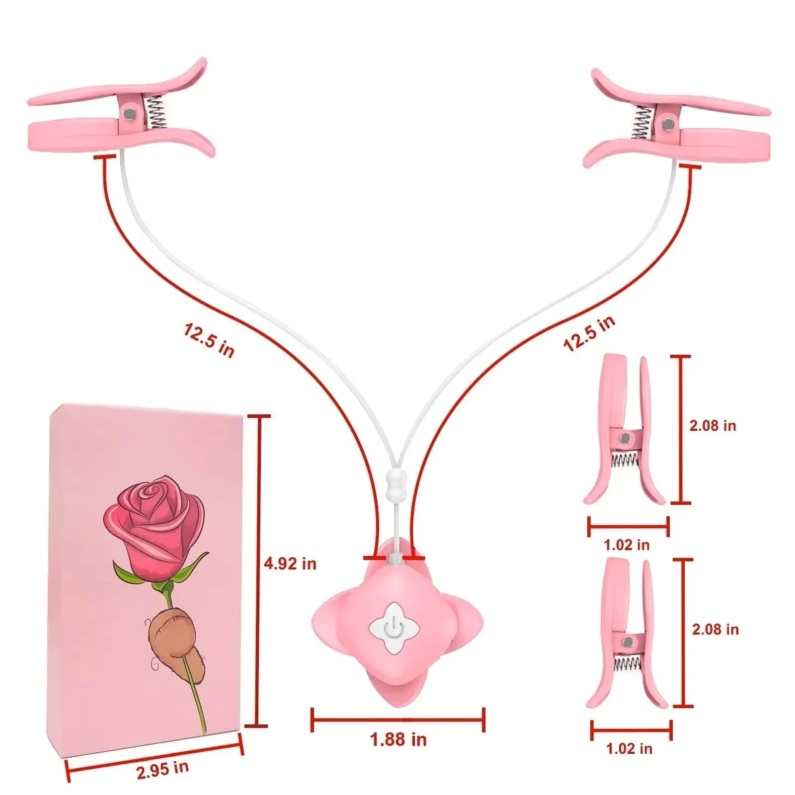 Vibrating Nipple Clamps SM Nipple Stimulation With Remote Control - Image 8