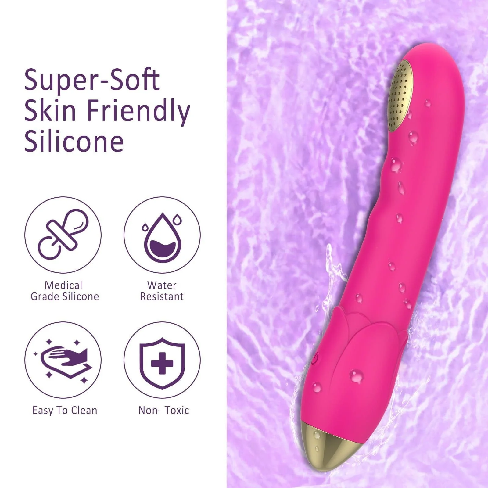 Water Squirting G Spot Clitoral Vibrators 10 Playful Vibrating Modes - Image 4