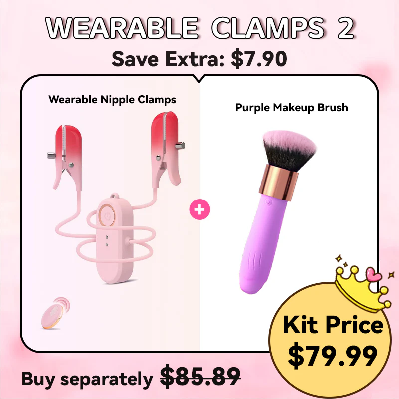 2 In 1 Wearable Nipple Clitoral Clamps Stimulation Vibrator For Women - Image 10