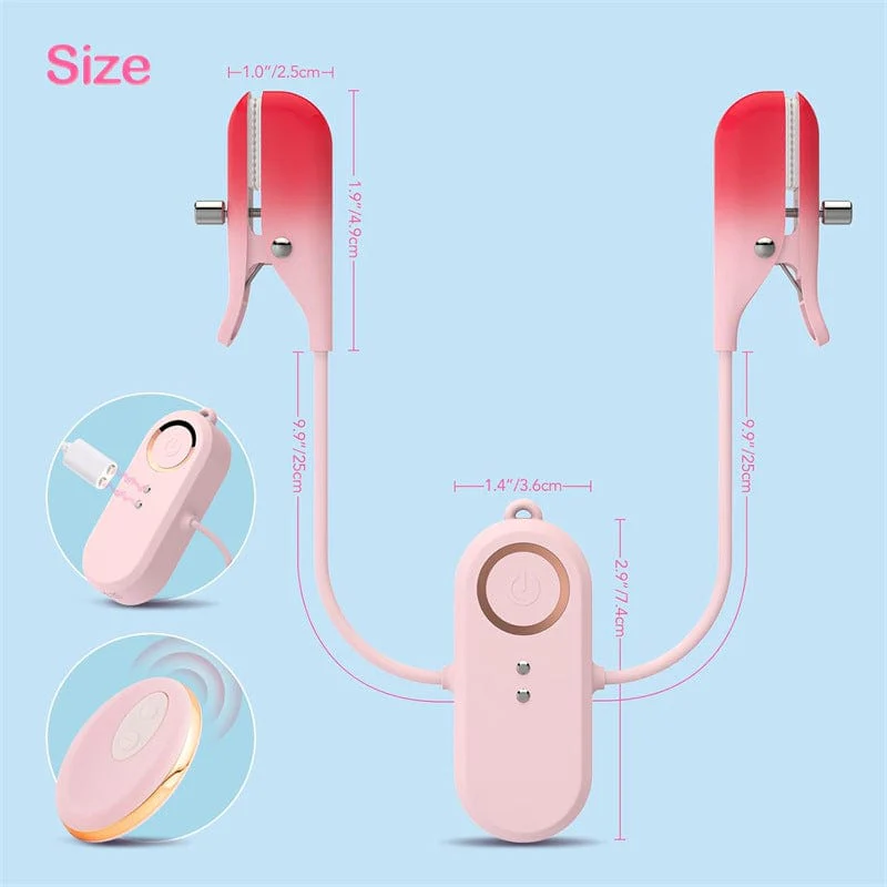 2 In 1 Wearable Nipple Clitoral Clamps Stimulation Vibrator For Women - Image 7
