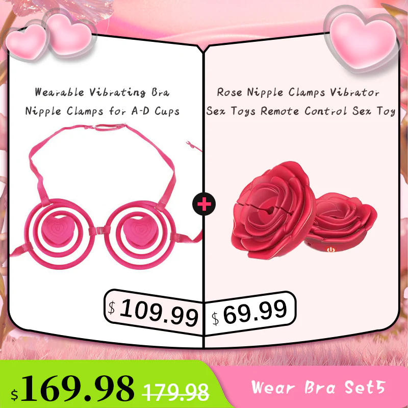 Wearable Vibrating Bra Nipple Clamps for A-D Cups - Image 13