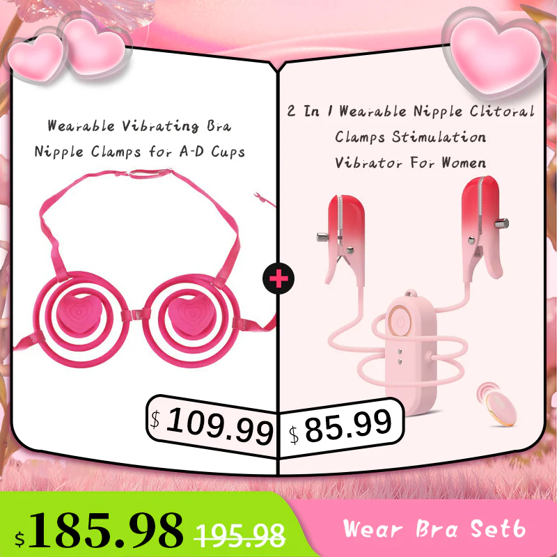 Wearable Vibrating Bra Nipple Clamps for A-D Cups - Image 14
