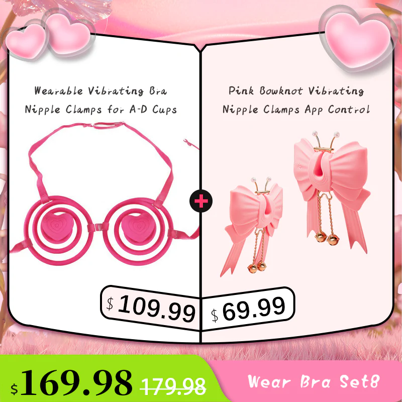 Wearable Vibrating Bra Nipple Clamps for A-D Cups - Image 16