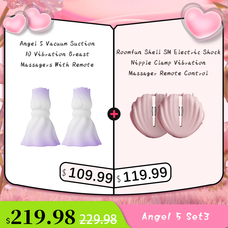 YEAIN Rose Nipple Stimulation Vibrators Manual Sucking Teasing Nipple Toy (A Pair) - Image 19