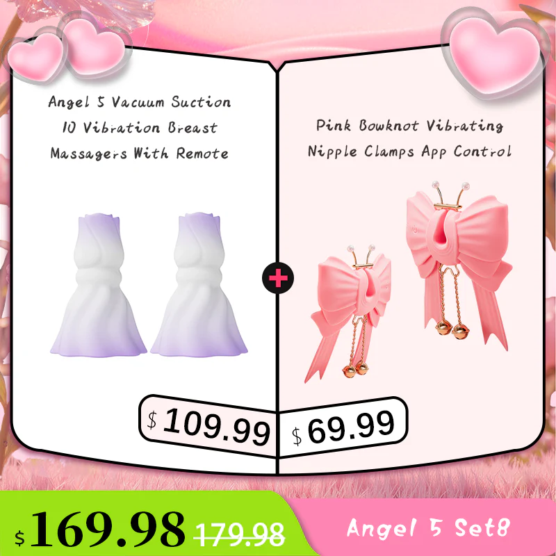 YEAIN Rose Nipple Stimulation Vibrators Manual Sucking Teasing Nipple Toy (A Pair) - Image 24