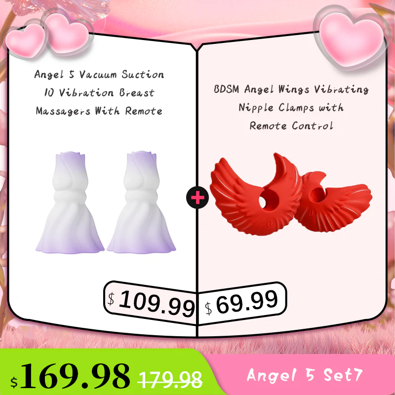 YEAIN Rose Nipple Stimulation Vibrators Manual Sucking Teasing Nipple Toy (A Pair) - Image 25